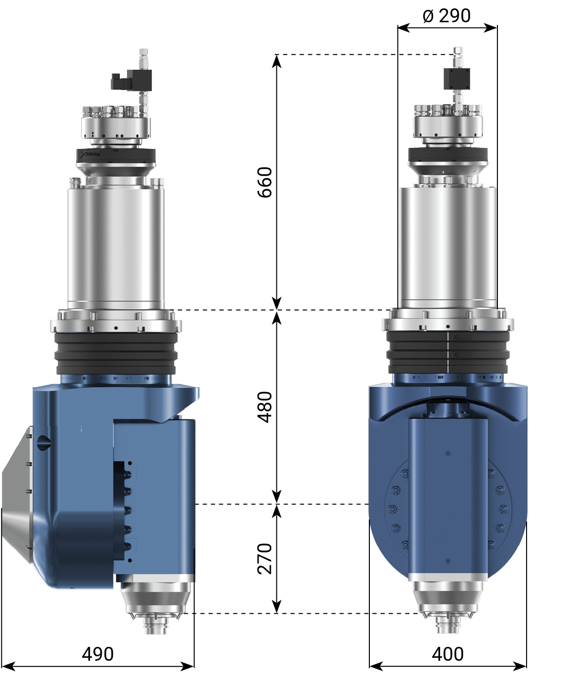 CYTEC CYMILL P-Series fork milling head