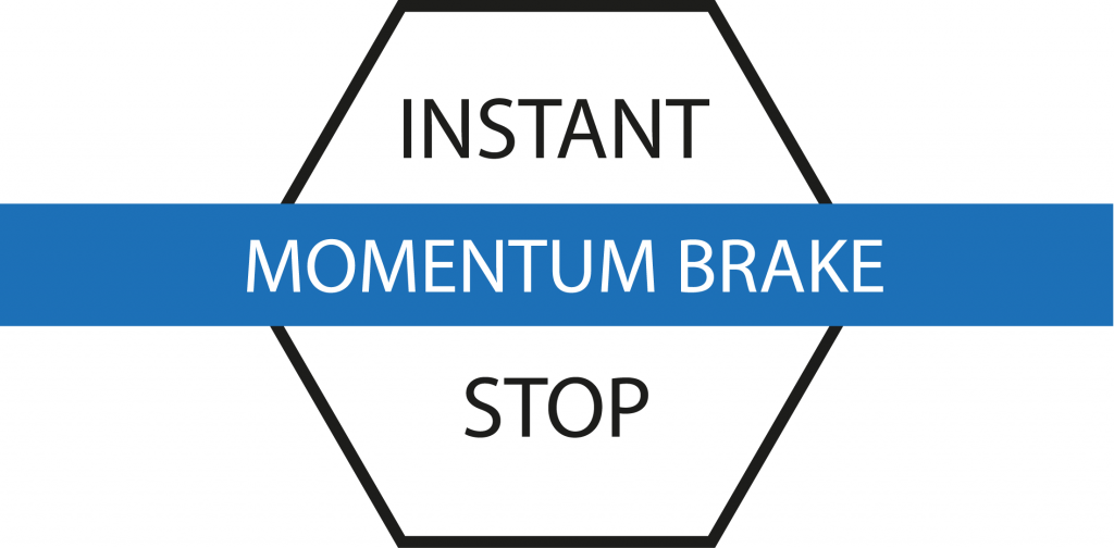 Instant Stop Momentum Brake logo