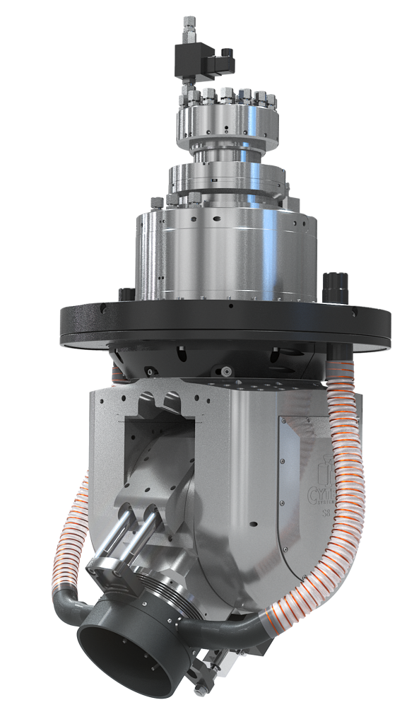 CYMILL S-Series milling head with chip extraction