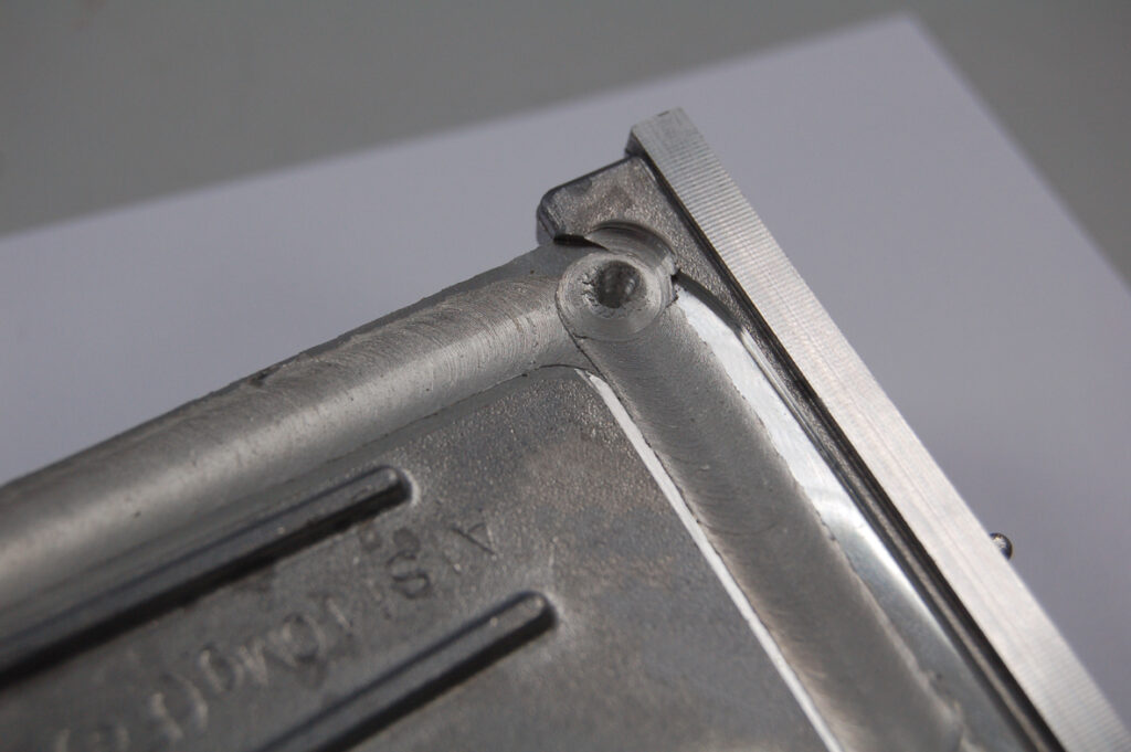 FSW FRICTION STIR WELDING 4 FSW welded plate – corner detail