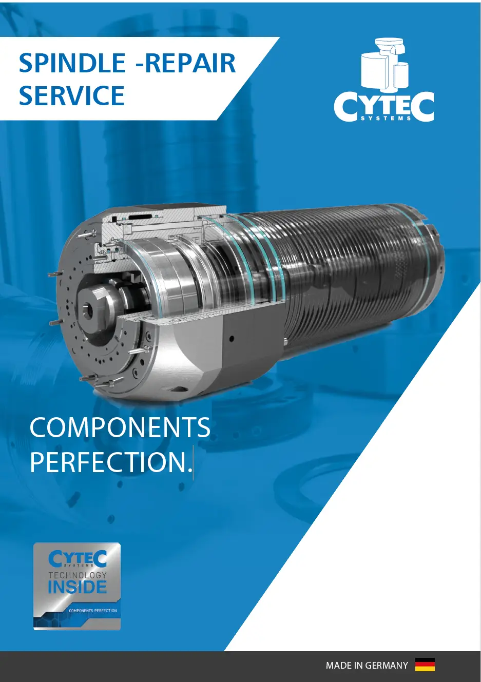 Spindle repair service catalogue